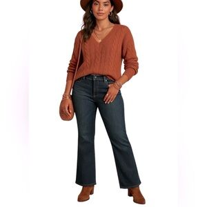 DKNY JEANS SOHO BOOT bootcut dark wash stretch denim — Size 14, 30” inseam